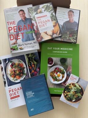 Mark Hyman The Pegan Diet Set - Green and White  New!